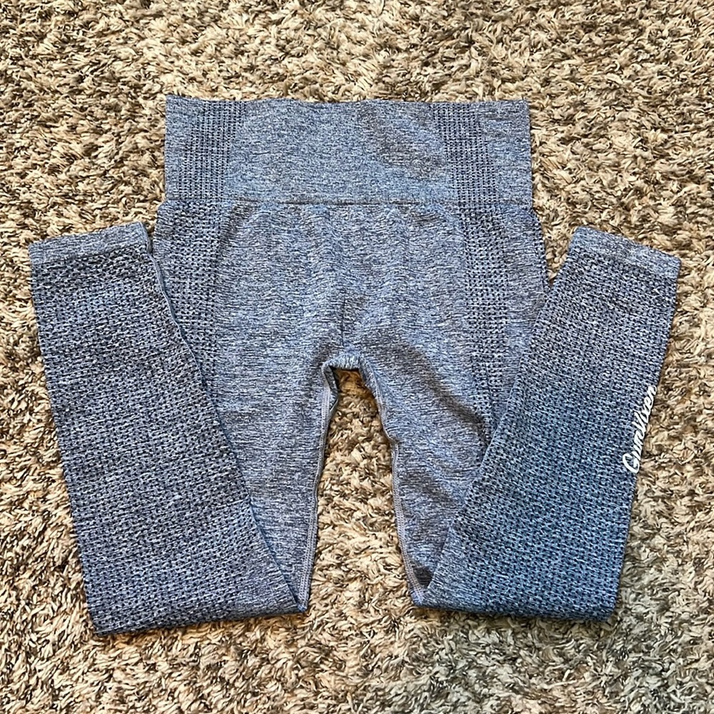 Heathered Blue Gym Vixen Compression Leggings